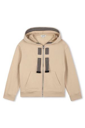 felpa in cotone beige LANVIN KIDS | N30137258